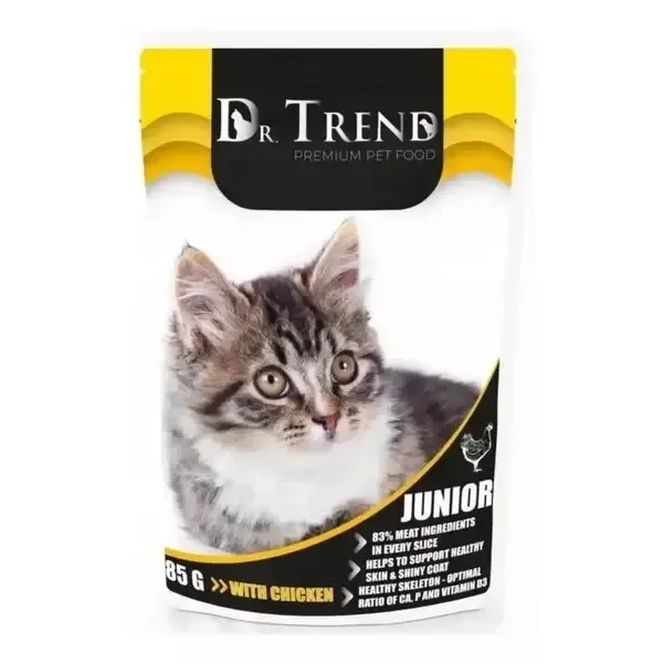 (8605) Dr.Trend для котят с курицей 0