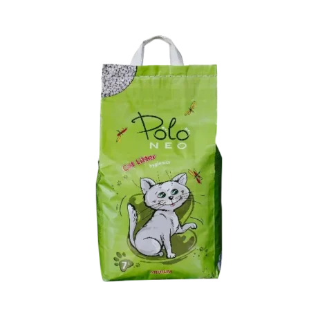 Poloneo. Наполнитель для кошачьего туалета бентонитовый, средний, без запаха, 7 л / 5 кг