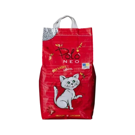 Poloneo. Наполнитель для кошачьего туалета бентонитовый, средний, с ароматом лаванды, 7 л / 5 кг