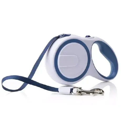 4DOG DELUXE. Lesă retractabilă pentru câini cu reflector 5m