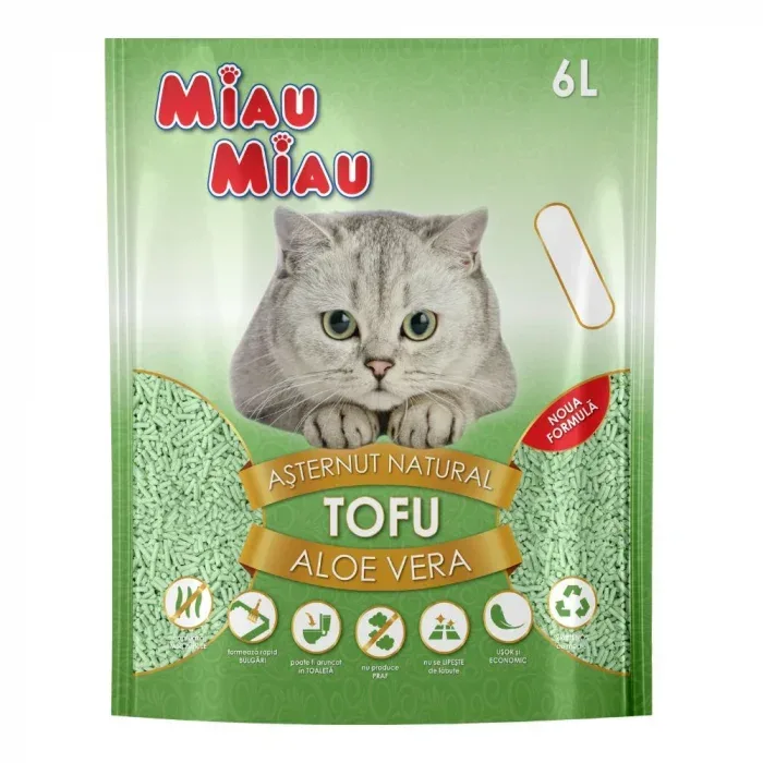 (3454) ASTERNUT TOFU MIAU MIAU ALOE VERA 6L