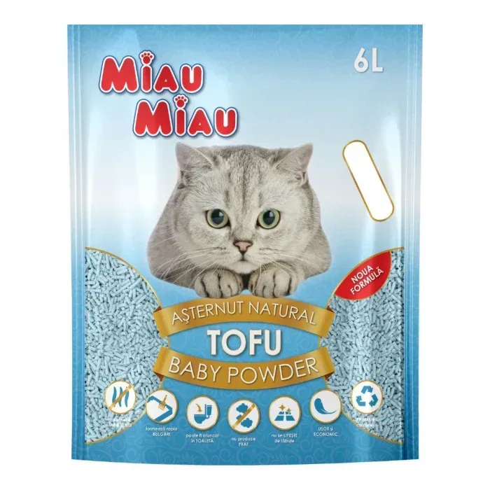 (3461) ASTERNUT TOFU MIAU MIAU BABY POWDER 6L