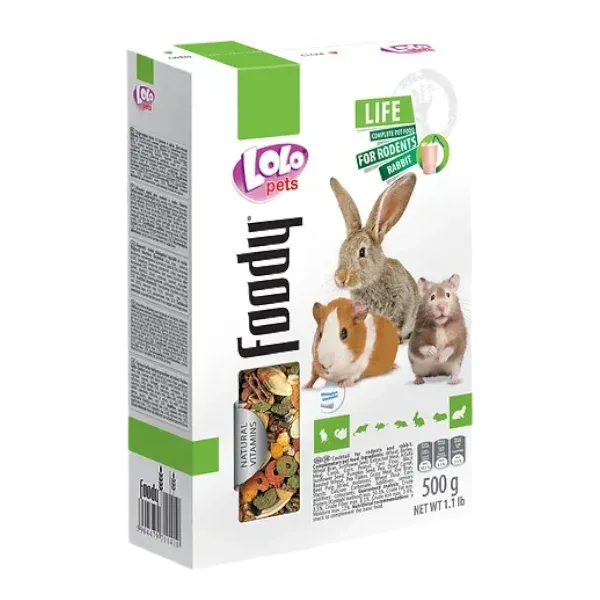 (1496)  FOODY LIFE дополнительный корм для мелких животных