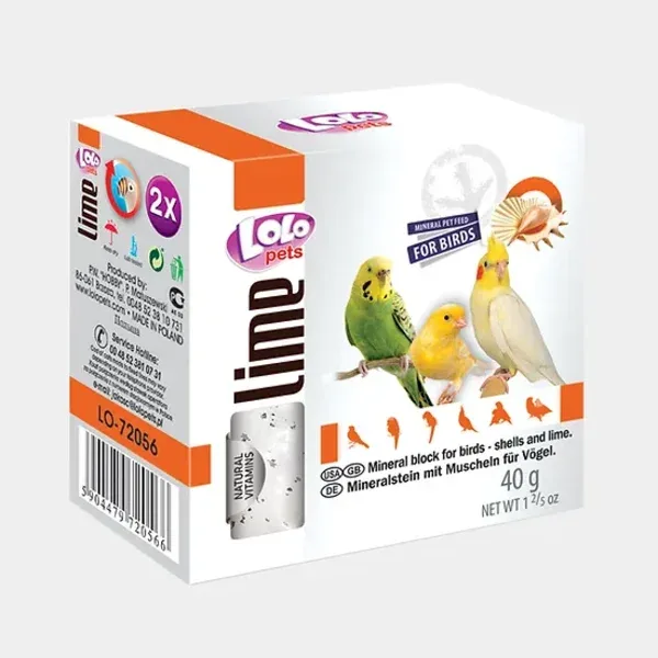 (0566) LOLO PETS минеральный блок для птиц