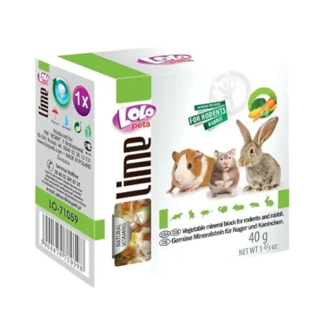 Lolo Pets минеральная растительная добавка для грызунов и кроликов 40г