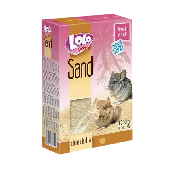 (0512) LOLO PETS песок для шиншилл