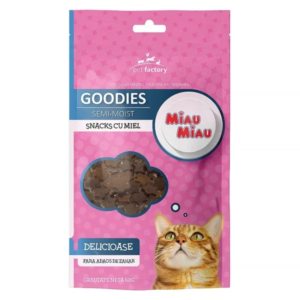 (9975)  MIAU MIAU СНЕКИ ЗВЕЗДОЧКИ С ЯГНЕНКОМ 60 г
