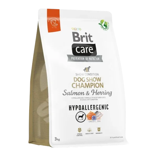 Brit Care. Сухой гипоаллергенный корм для взрослых собак с лососем и сельдью Photoroom