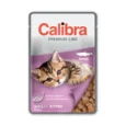 Calibra. Hrană umedă pentru pui de pisică cu somon. 100 g.