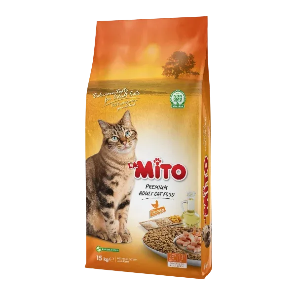 Mito сухой корм кошек с курицей