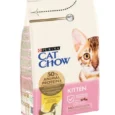 Purina Cat Chow. Hrană uscată pentru pui de pisică cu pui. 1.5 kg.