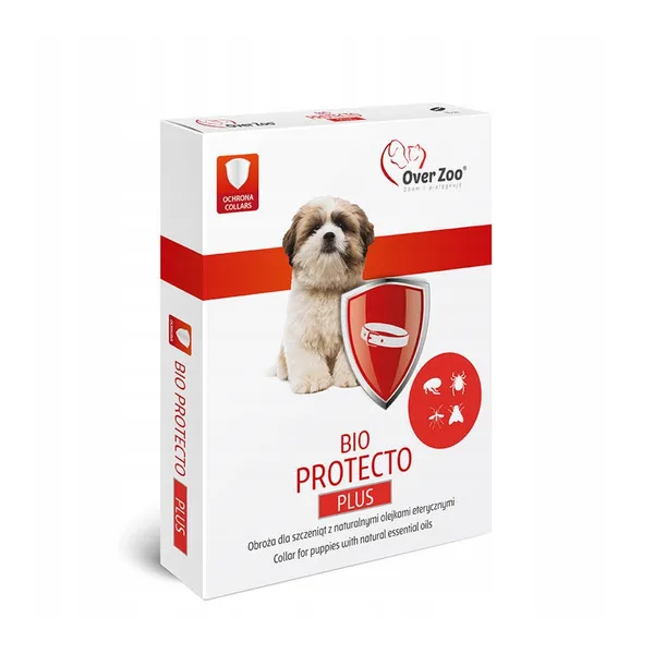 OVER-ZOO. Zgarda pentru pui cu protecție biologică. 35 cm.