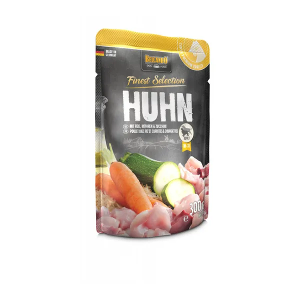 Belcando. Hrană umedă pentru câini cu pui și orez. 300 g.