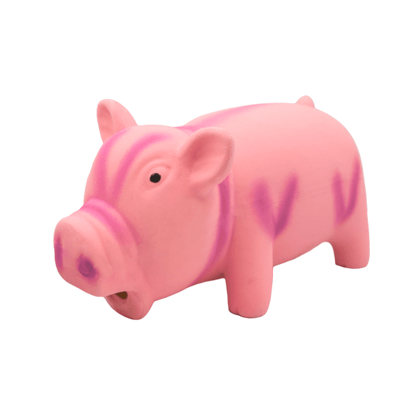 Игрушка для собак "Свинка" из латекса с звуком. 15 см