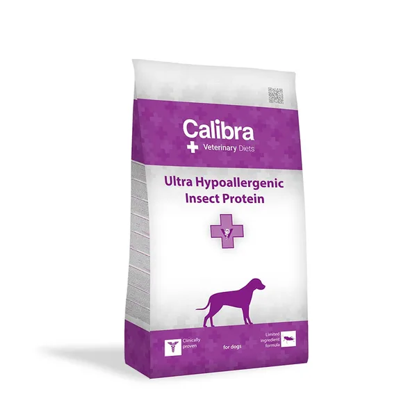 Calibra. Hrană uscată pentru câini cu proteină insectoasă hipoalergenică. 12 kg.