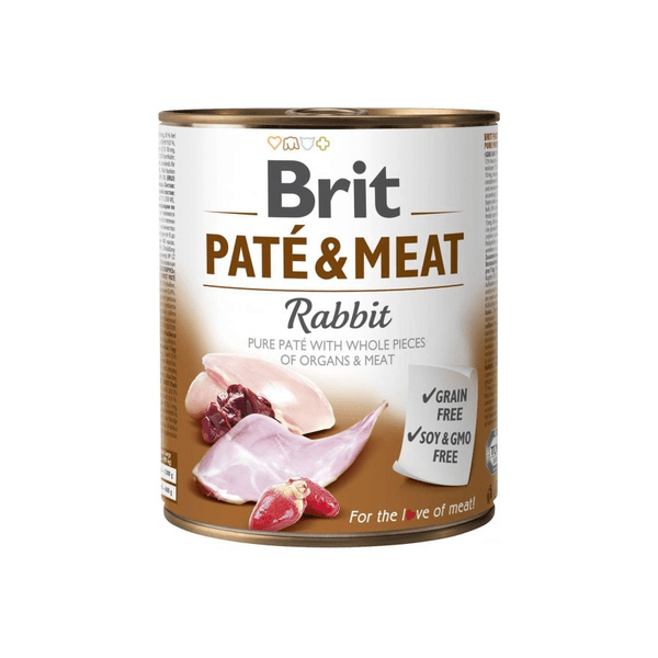 Brit. Влажный корм для собак с Кроликом. 800 г.