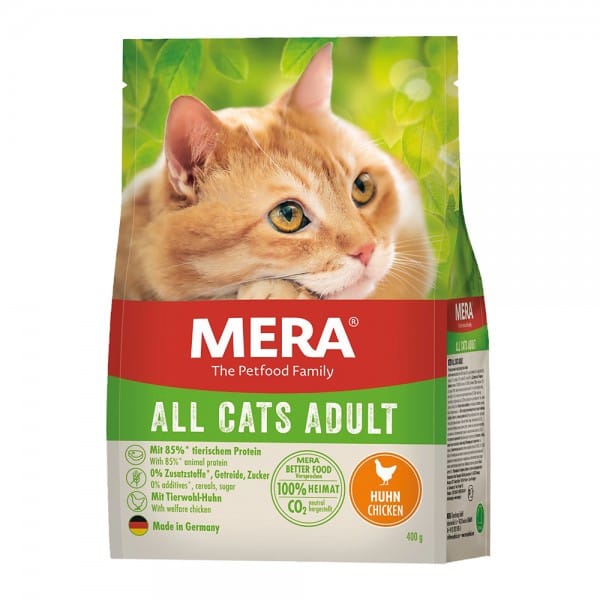 Mera. Сухой корм для взрослых кошек с курицей. 400 г.