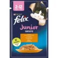 FELIX. Влажный корм для котят с курицей в желе. 85 г.