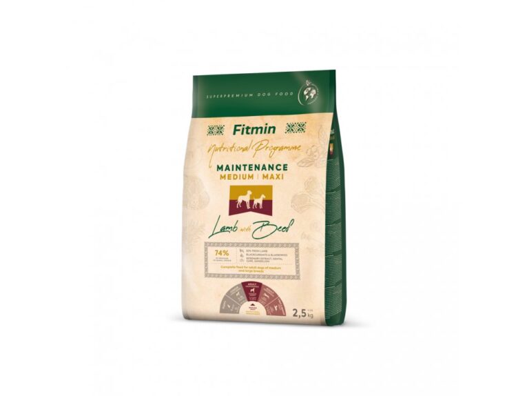 Fitmin. Сухой корм для собак с ягненком и говядиной. 2