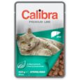Calibra. Влажный корм для взрослых стерилизованных кошек с печенью. 100 г.