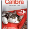 Calibra. Влажный корм для взрослых кошек с курицей и говядиной. 100 г.