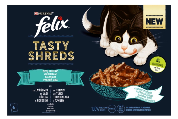 Felix. Влажный корм для котов с рыбой. 320 г.