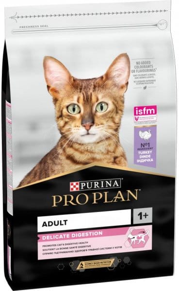 Pro Plan. Сухой корм для взрослых кошек с индейкой. 1.5 кг.