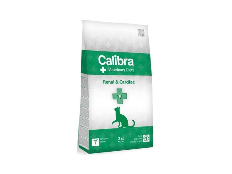 Calibra. Ветеринарный корм для кошек с поддержкой функций почек и сердца. 2 кг.