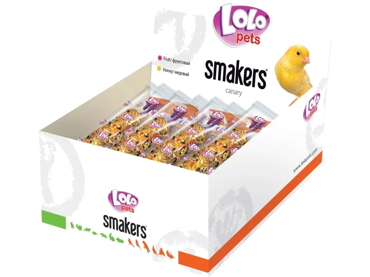Lolo Pets. Лакомство для канареек с фруктами. 12 шт.