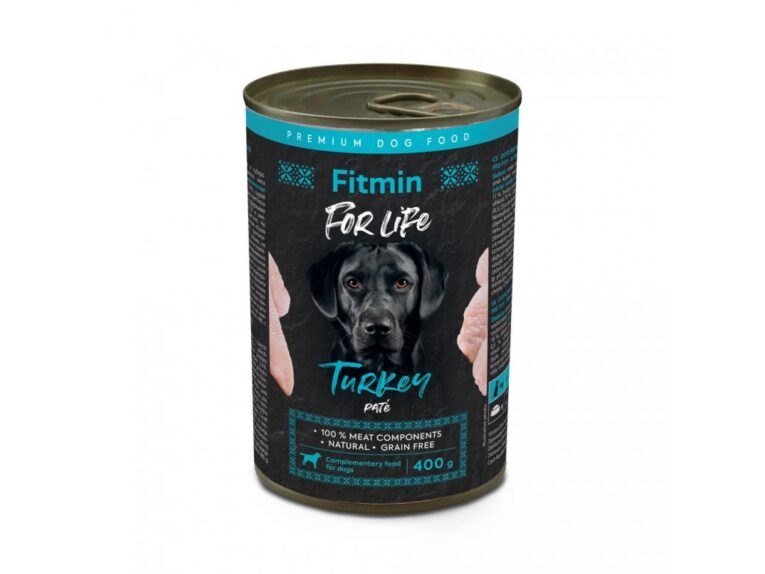 Fitmin For Life. Влажный корм для собак с индейкой. 400 г.
