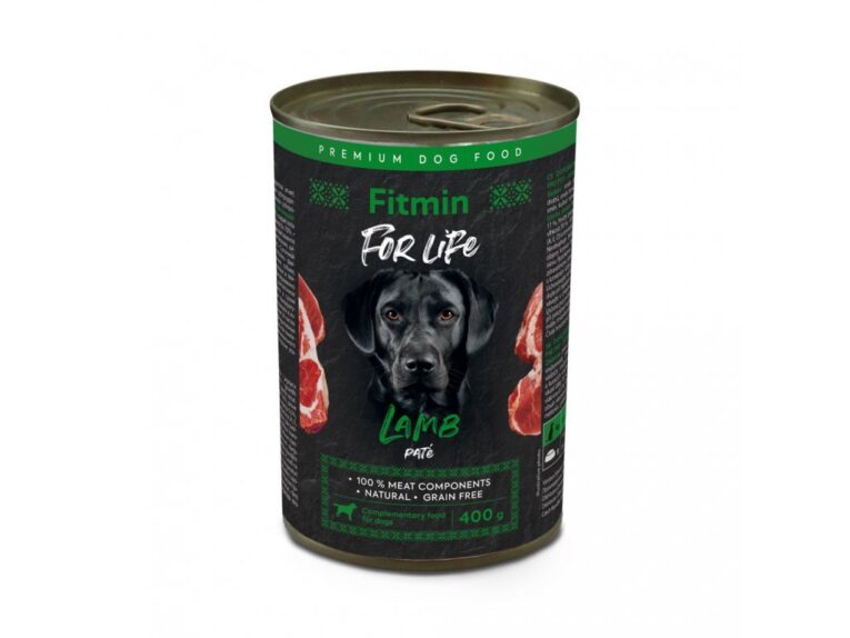 Fitmin For Life. Влажный корм для собак с ягненком. 400 г.