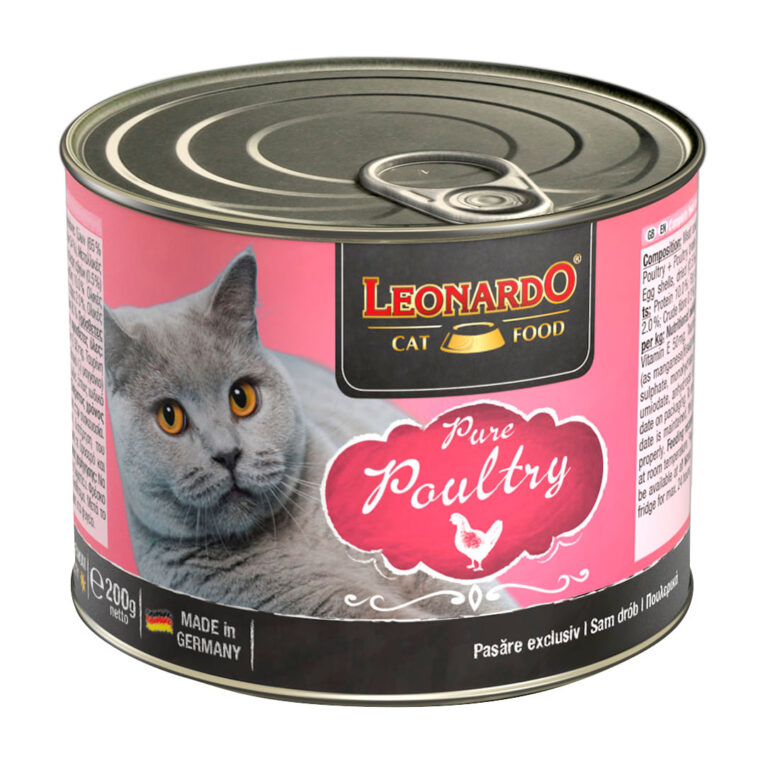 Leonardo. Влажный корм для кошек с курицей. 200 гр.