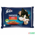 Felix. Влажный корм для взрослых кошек с мясом и овощами. 4x85 г.
