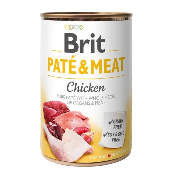 Brit. Влажный корм для собак с курицей. 400 гр.