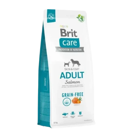 Brit Care. Hrană uscată pentru câini adulți cu somon. 12 kg.