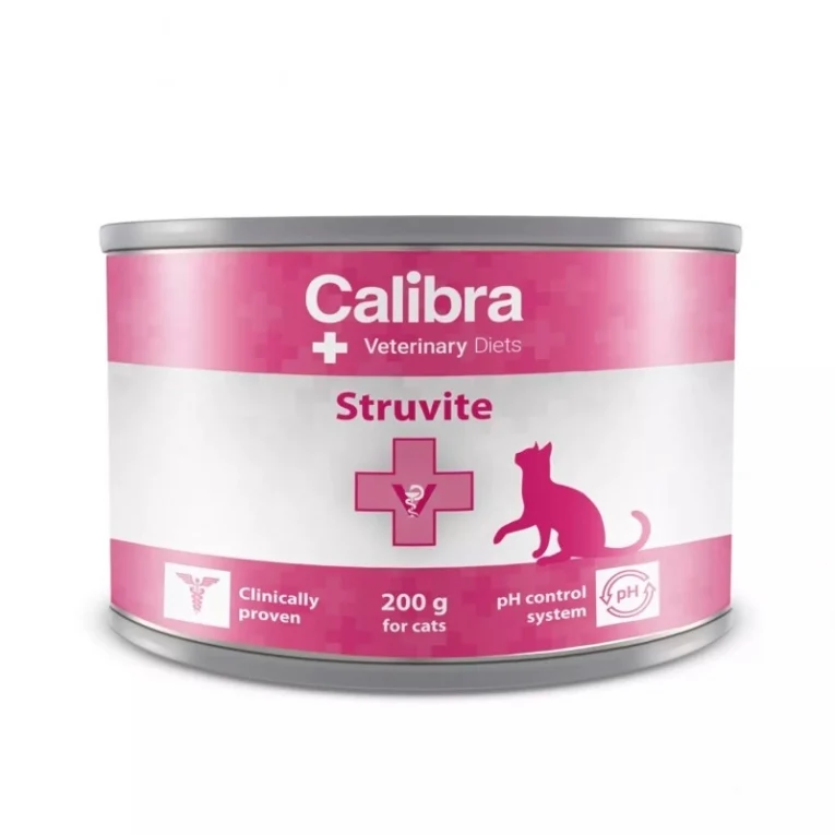 Calibra. Влажный корм для кошек с страувитами. 200 г.