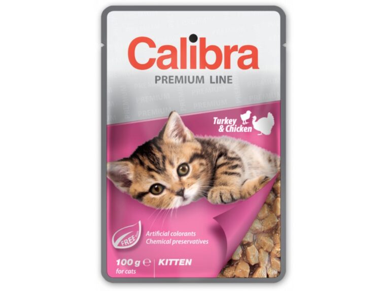 Calibra. Влажный корм для котят с индейкой и курицей. 100 г.