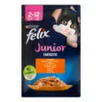 Purina Felix. Hrană umedă pentru pisoi cu pui în jeleu. 85 g.