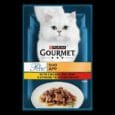 Gourmet. Влажный корм для взрослых котов с курицей и говядиной. 85 г.