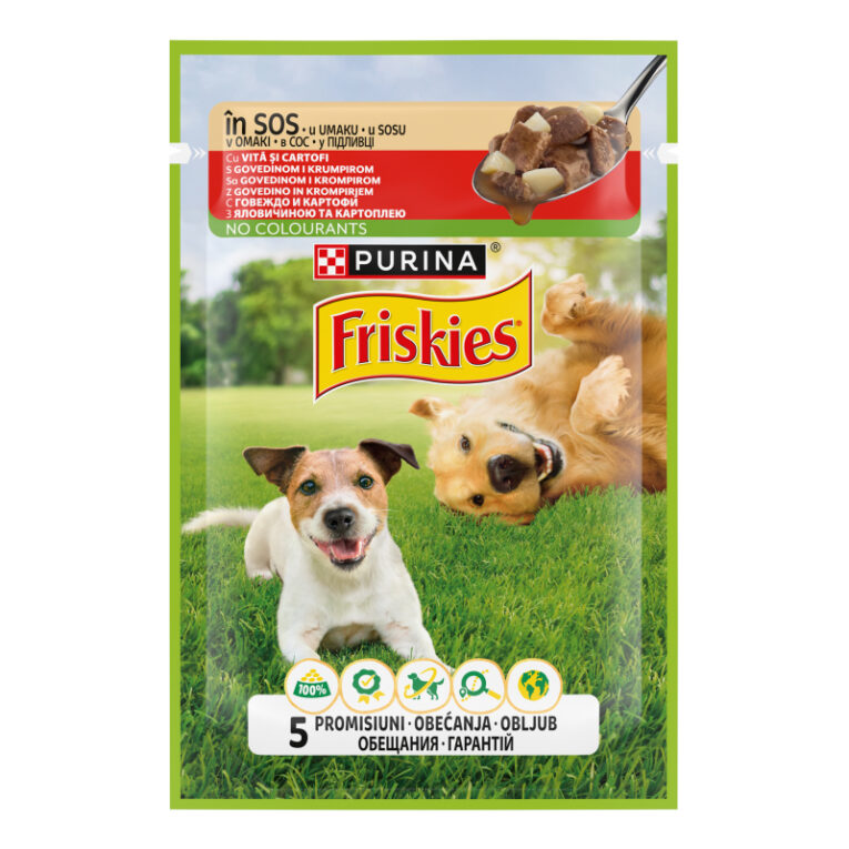 Purina. Влажный корм для взрослых собак с говядиной и картофелем. 85 г.