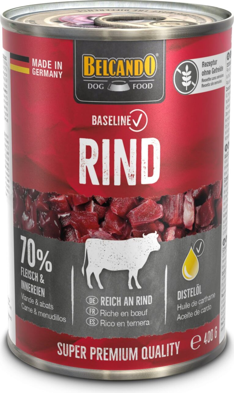 Belcando®. Влажный корм для взрослых собак с говядиной. 800 гр.