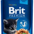 Brit Premium. Влажный корм для котят с курицей. 100 г.