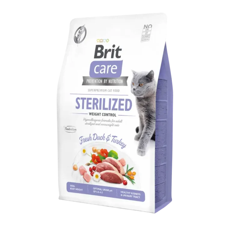 Brit. Сухой корм для взрослых кошек с уткой и индейкой. 7 кг.