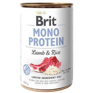 Brit Care. Влажный корм для собак с ягнёнком и рисом. 400г.