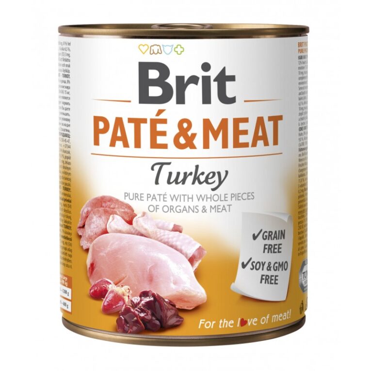 Brit. Влажный корм для собак с индейкой. 800 г.