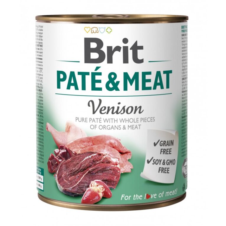 Brit. Влажный корм для собак с олениной. 800 г.