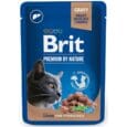 Brit Premium. Влажный корм для стерилизованных кошек с печенью. 100 г.