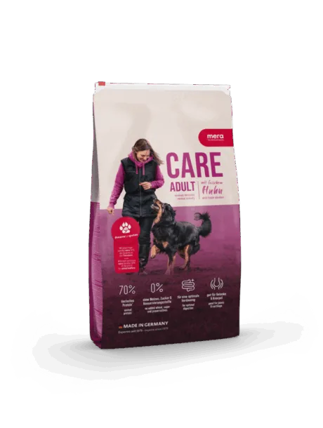 Mera Care. Hrană uscată pentru câini adulți cu pui. 10 kg.