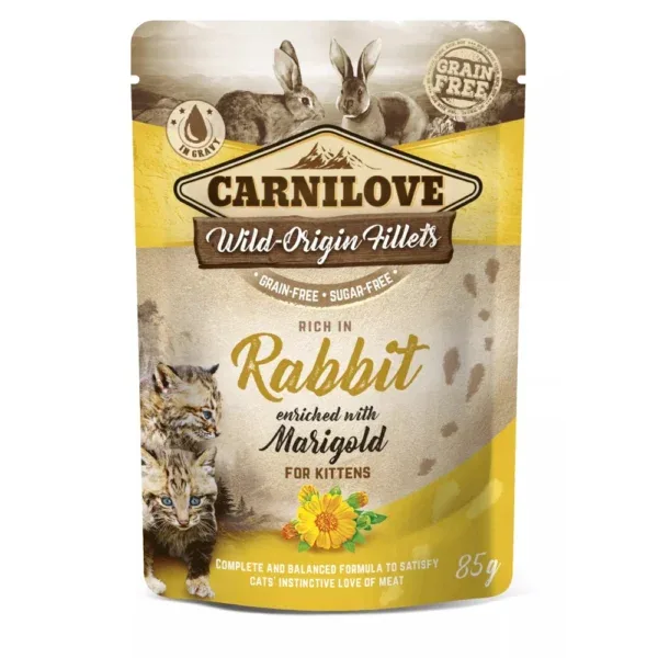 carnilove-cat-pouch-kitten-rabbit-marigold-85g-kapsicka-kotata