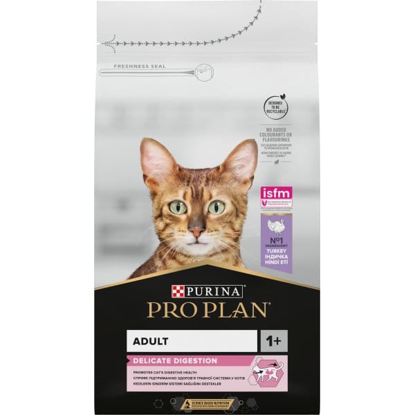 Pro Plan. Сухой корм для взрослых кошек с индейкой. 1.5 кг.